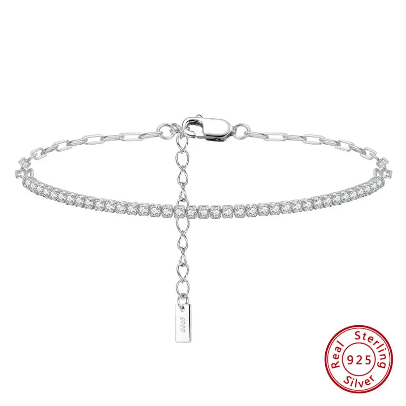 Elegant Sterling Silver Bracelet