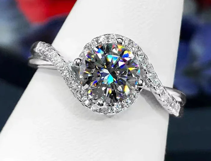 Brilliant Moissanite Solitaire