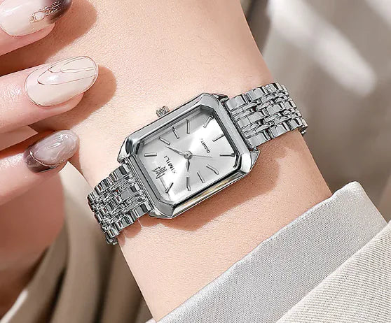 Square Steel Strap Women's Watch