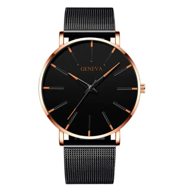 Minimalist Men's Fashion Ultra Thin Watch