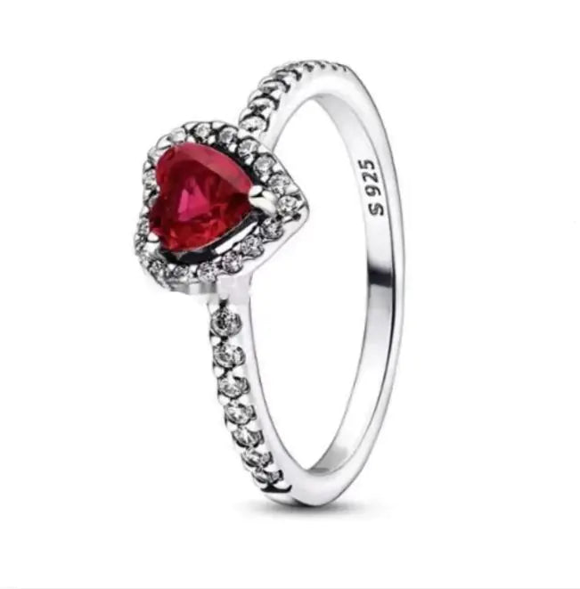 A ring with elegant heart ring with elegant heart