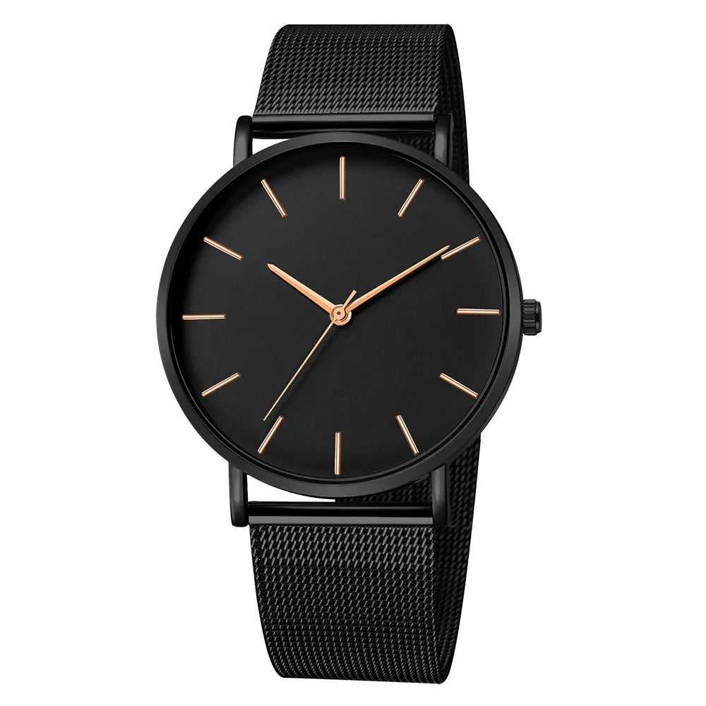 Mesh Belt Ultra-Thin Fashion Wrist Watch