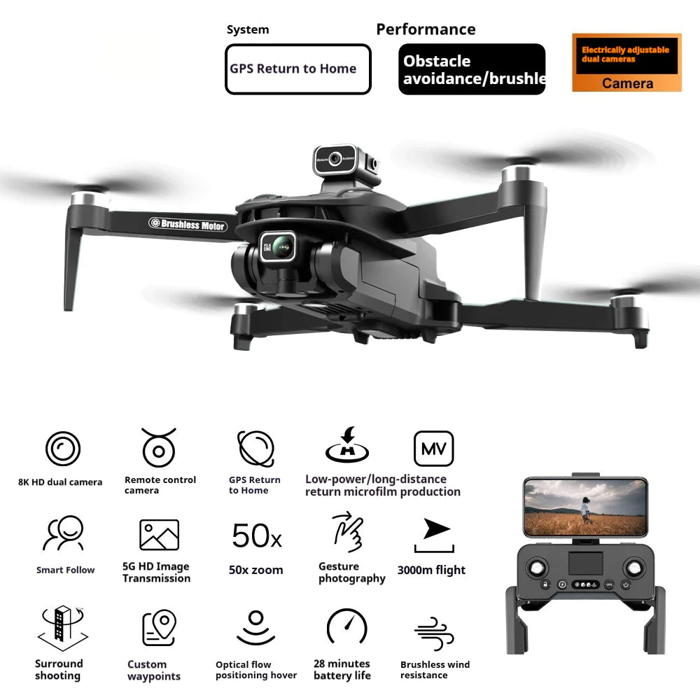 Elite 8K Quadcopter with GPS