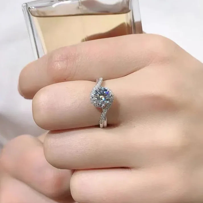 Brilliant Moissanite Solitaire