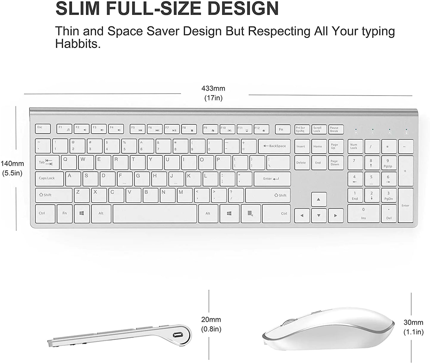 Streamline Wireless Desk Set