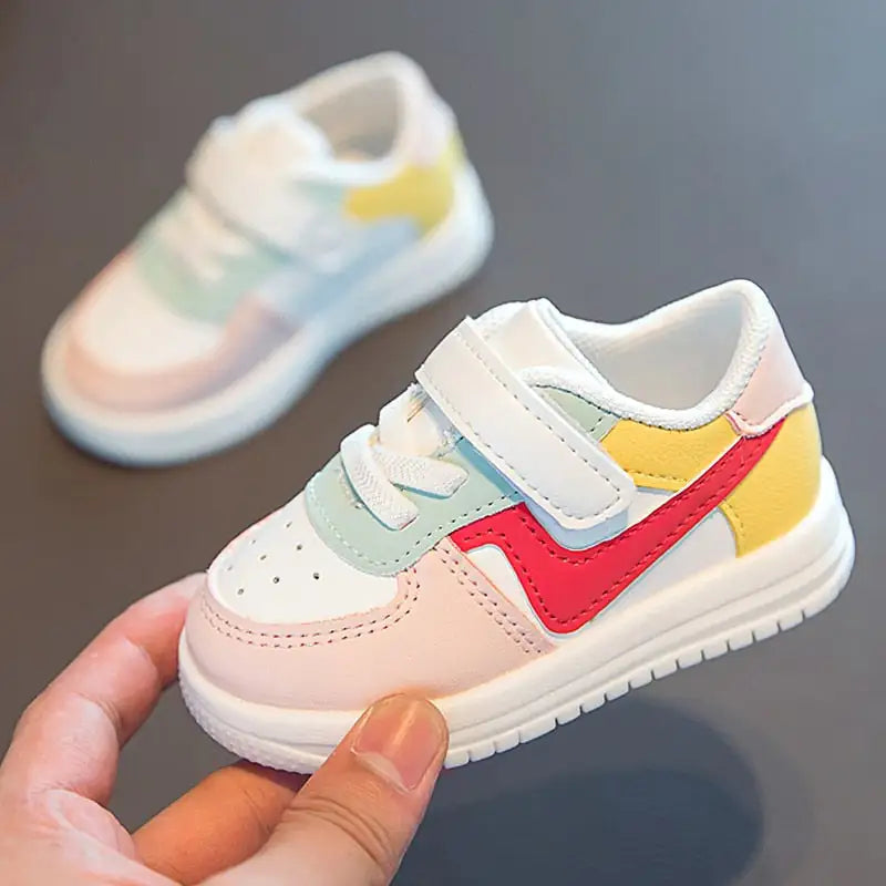 RetroStyle Toddler Leather Sneakers