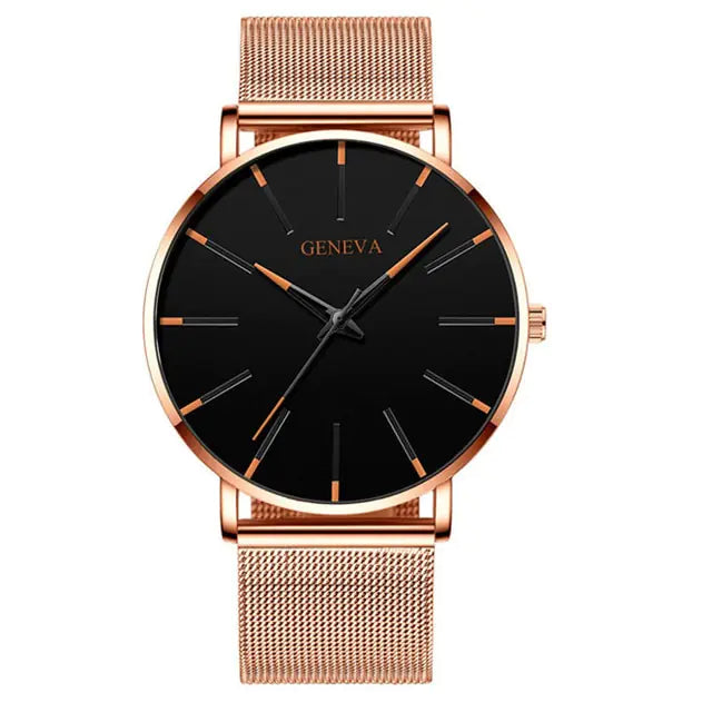 Minimalist Men's Fashion Ultra Thin Watch