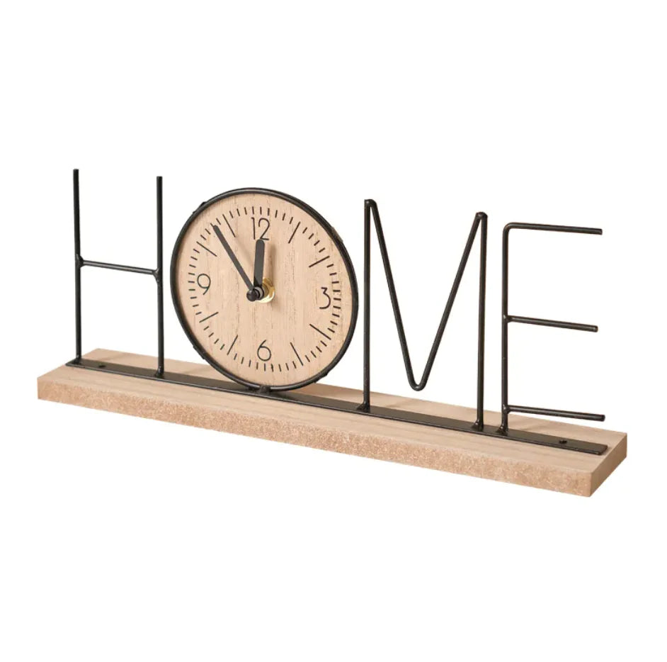 Artistic Table Clock Decor