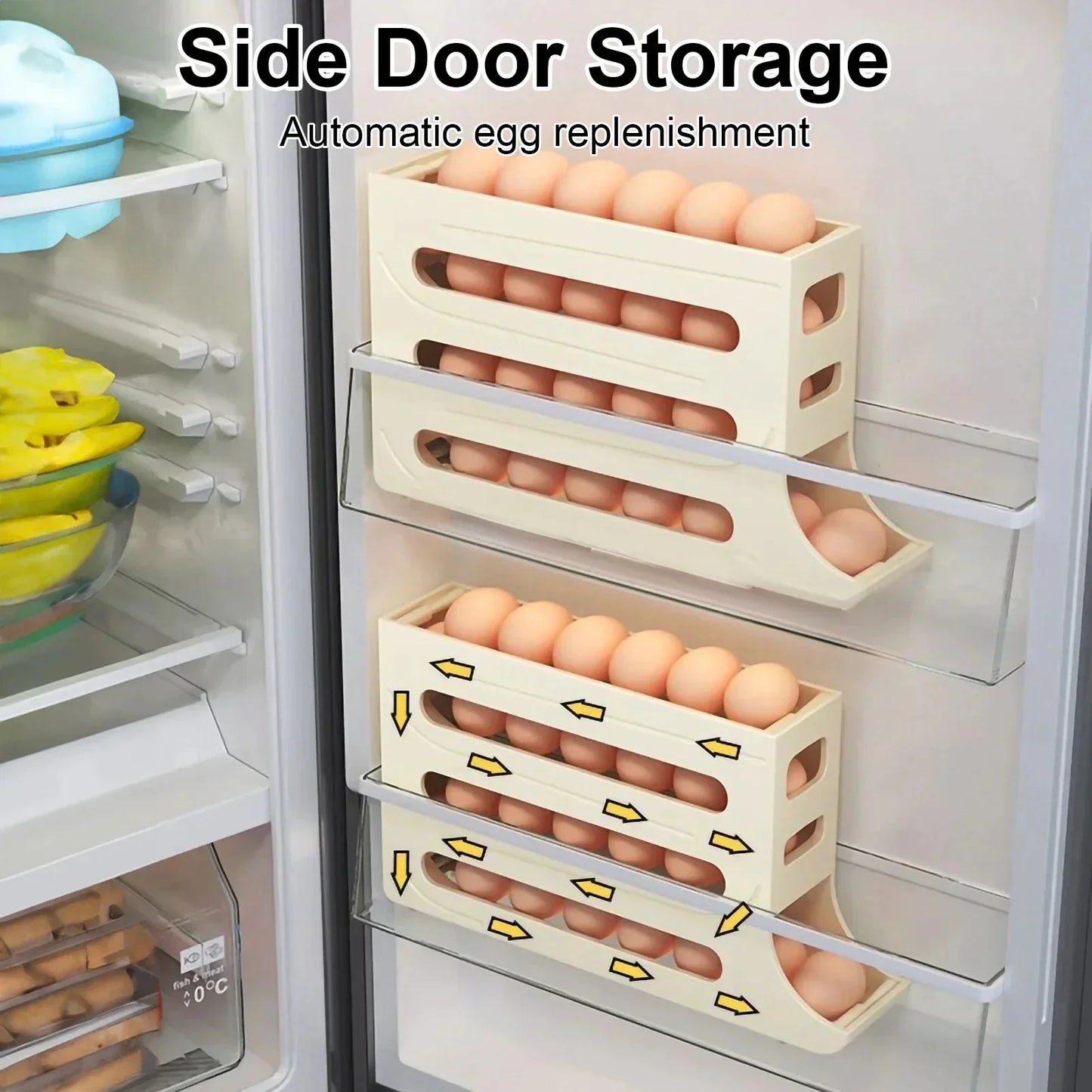 Fridge-Fit 30-Egg Storage Roller