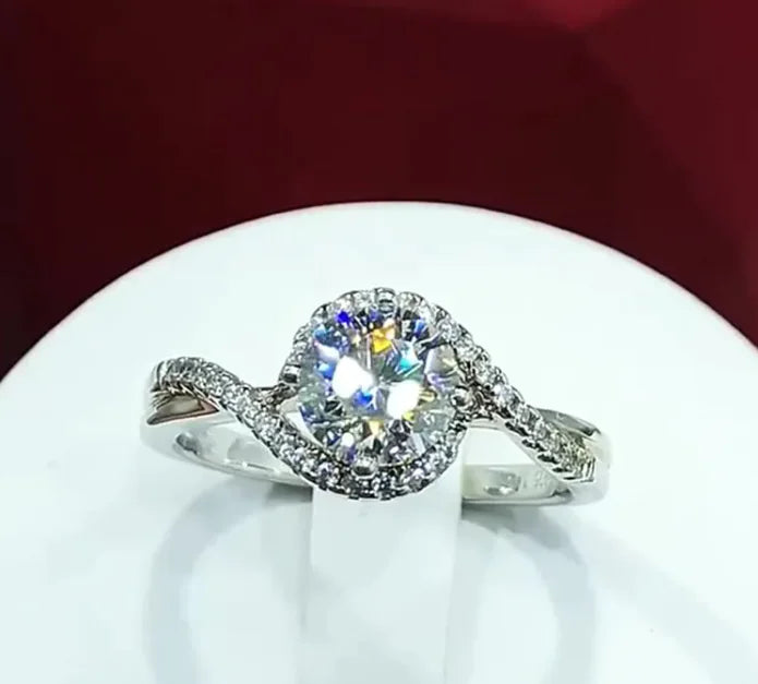 Brilliant Moissanite Solitaire