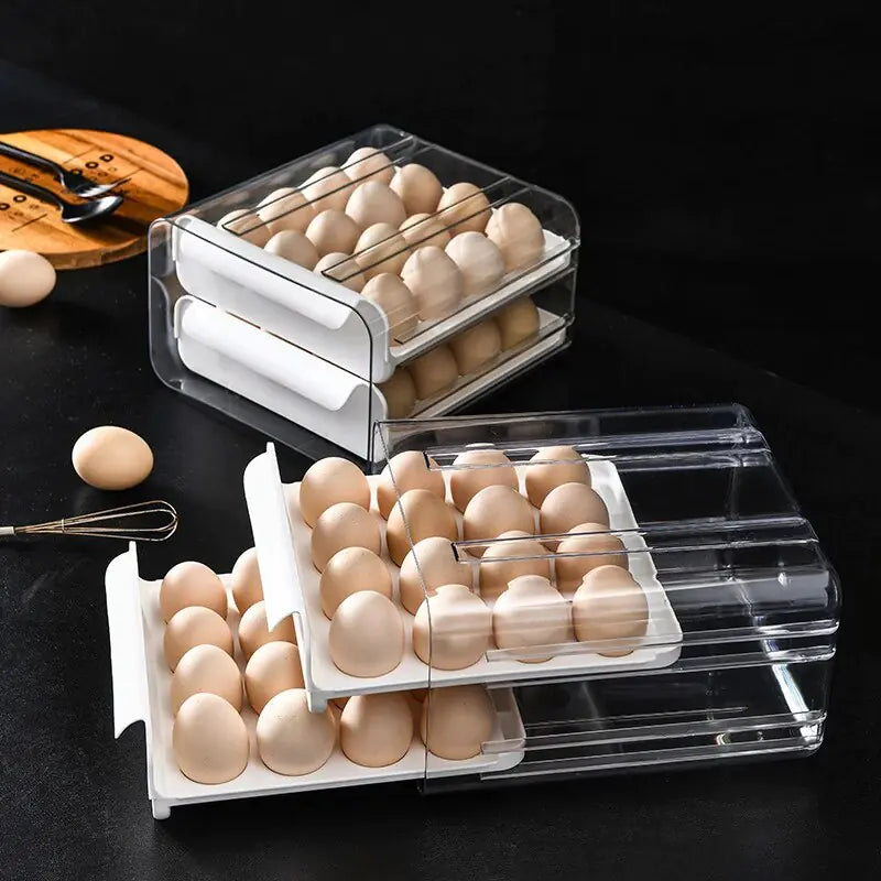 Fridge-Fit Stackable Egg Drawer