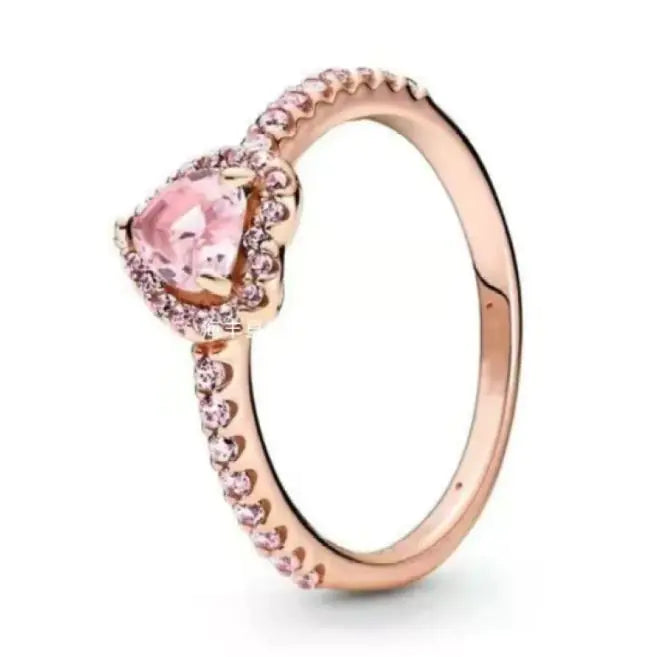 A ring with elegant heart ring with elegant heart