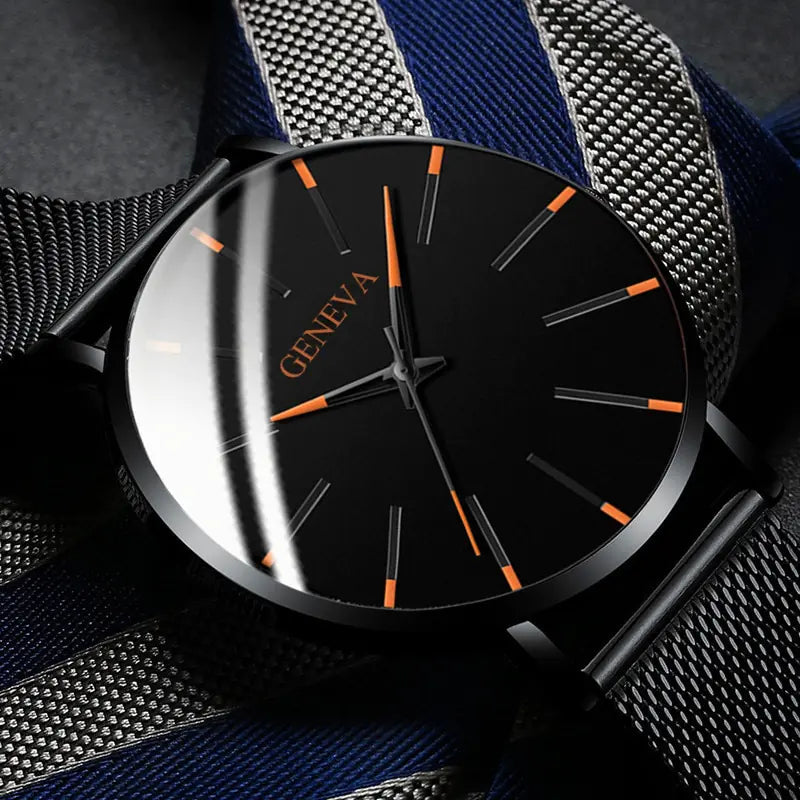 Minimalist Men's Fashion Ultra Thin Watch