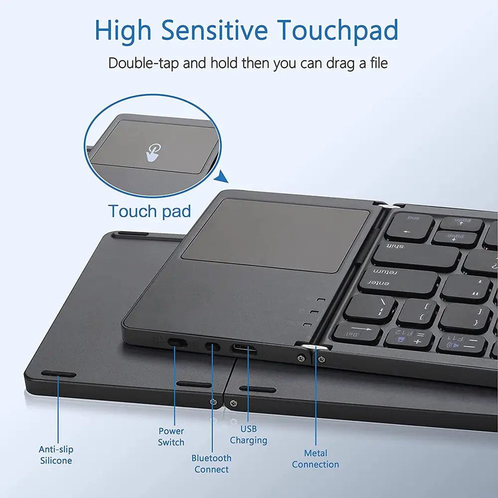 Streamlined Mini Bluetooth Keyboard