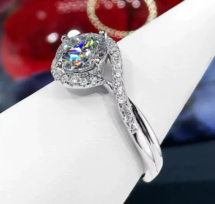 Brilliant Moissanite Solitaire