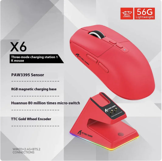 X6 UltraLite Wireless Gamer Mouse