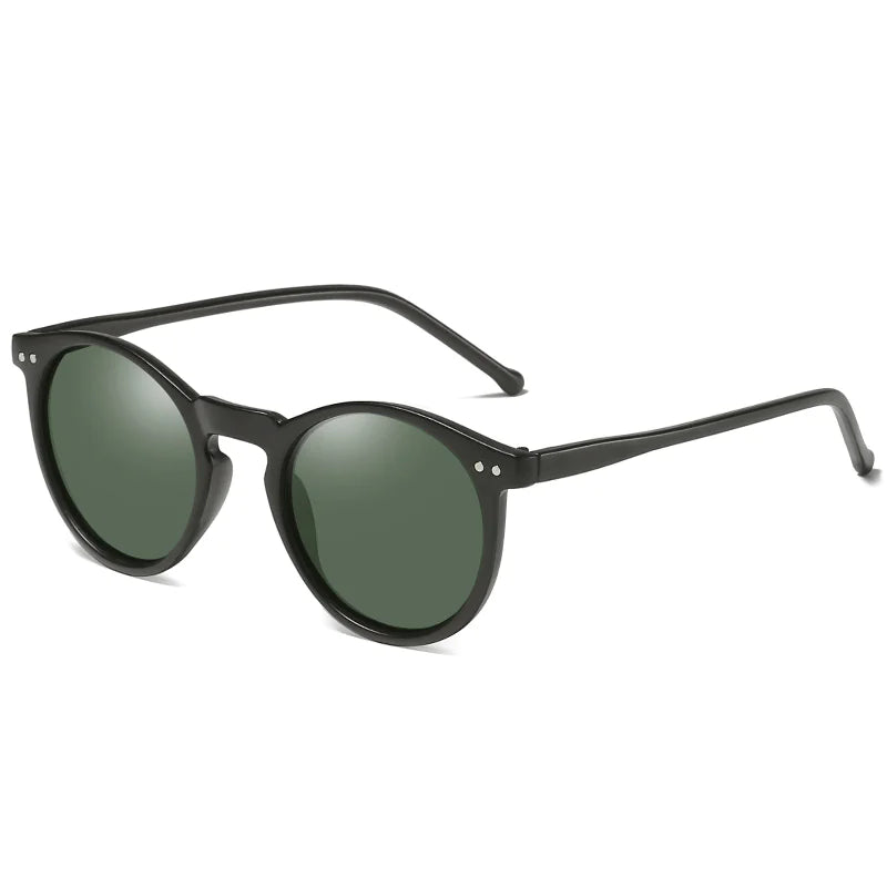 Retro Oval Frame UV Protection Sunglasses