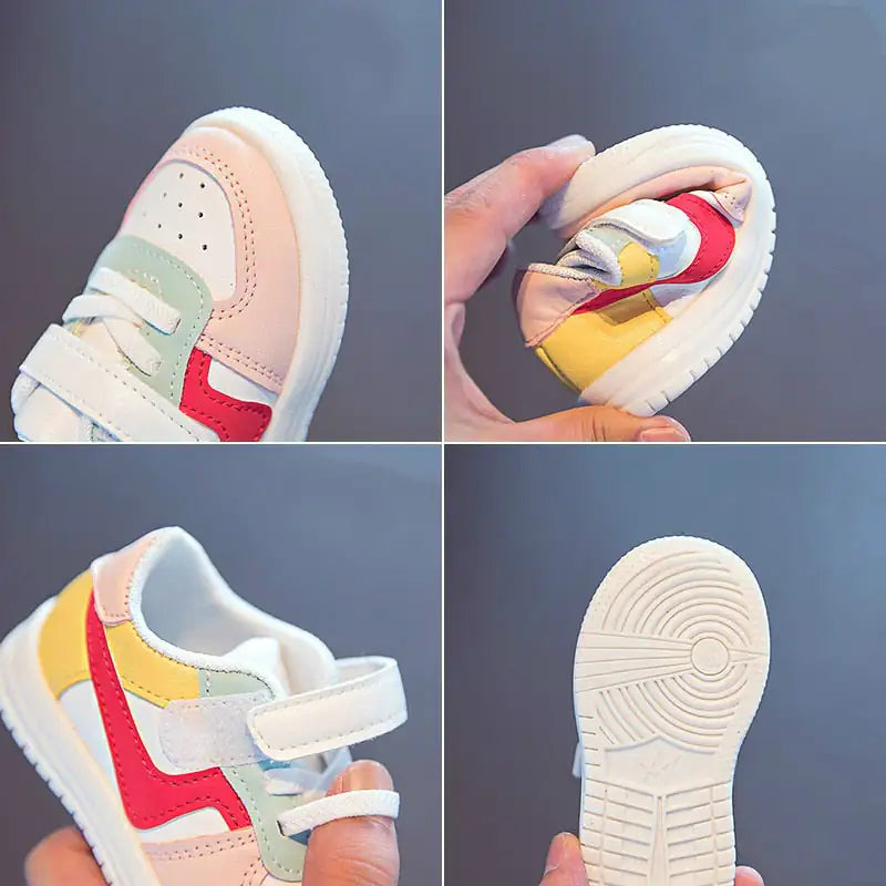 RetroStyle Toddler Leather Sneakers