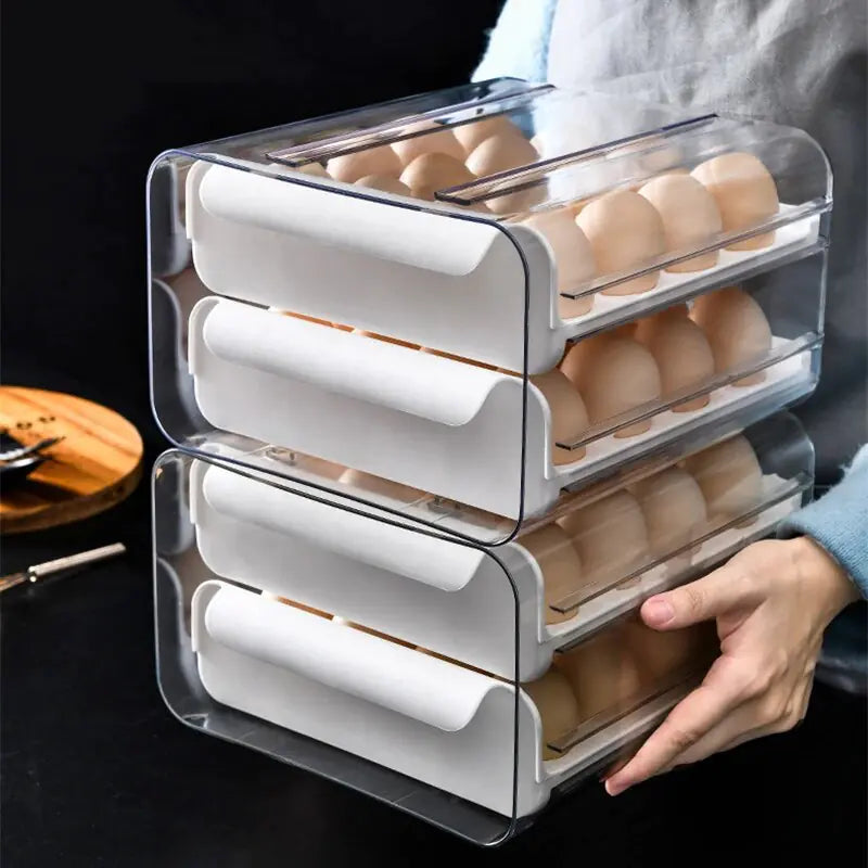 Fridge-Fit Stackable Egg Drawer