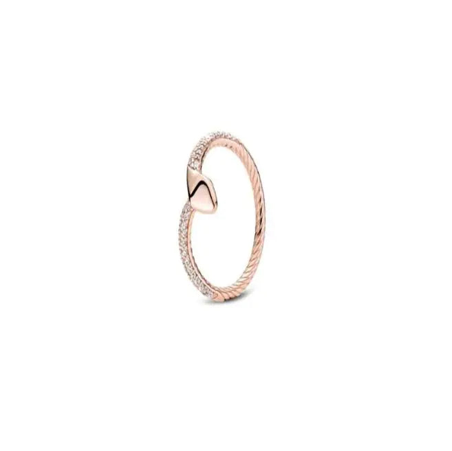 A ring with elegant heart ring with elegant heart